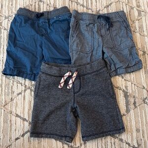 Three Gymboree blue shorts